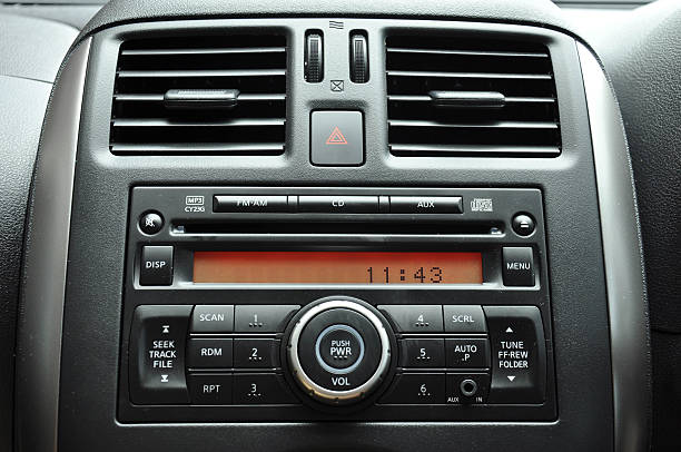 Car dashboard and radio